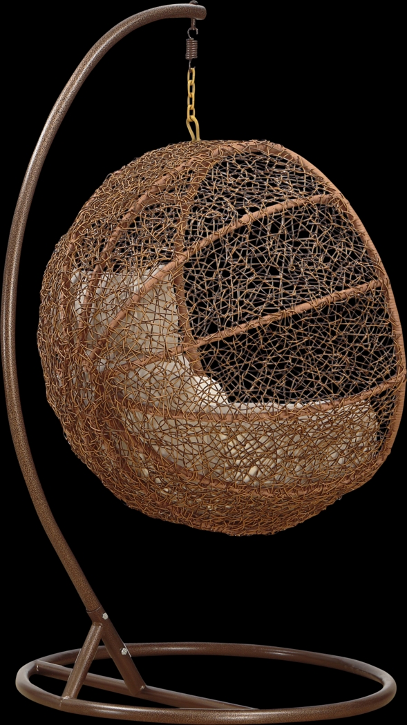 Outdoor Seahorn Cream Hanging Chair - Thumbnail - Image 5