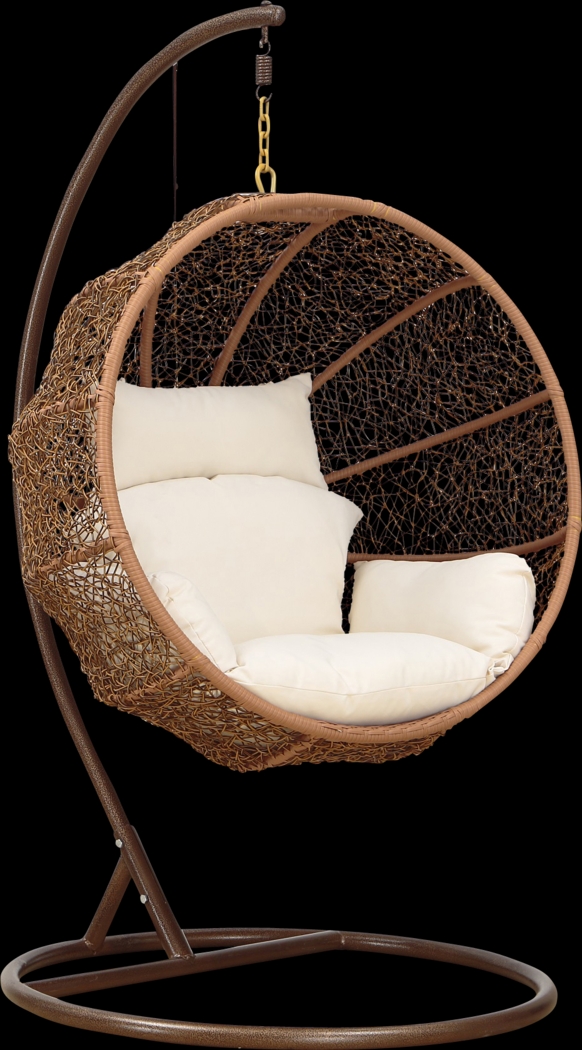 Outdoor Seahorn Cream Hanging Chair - Thumbnail - Image 1