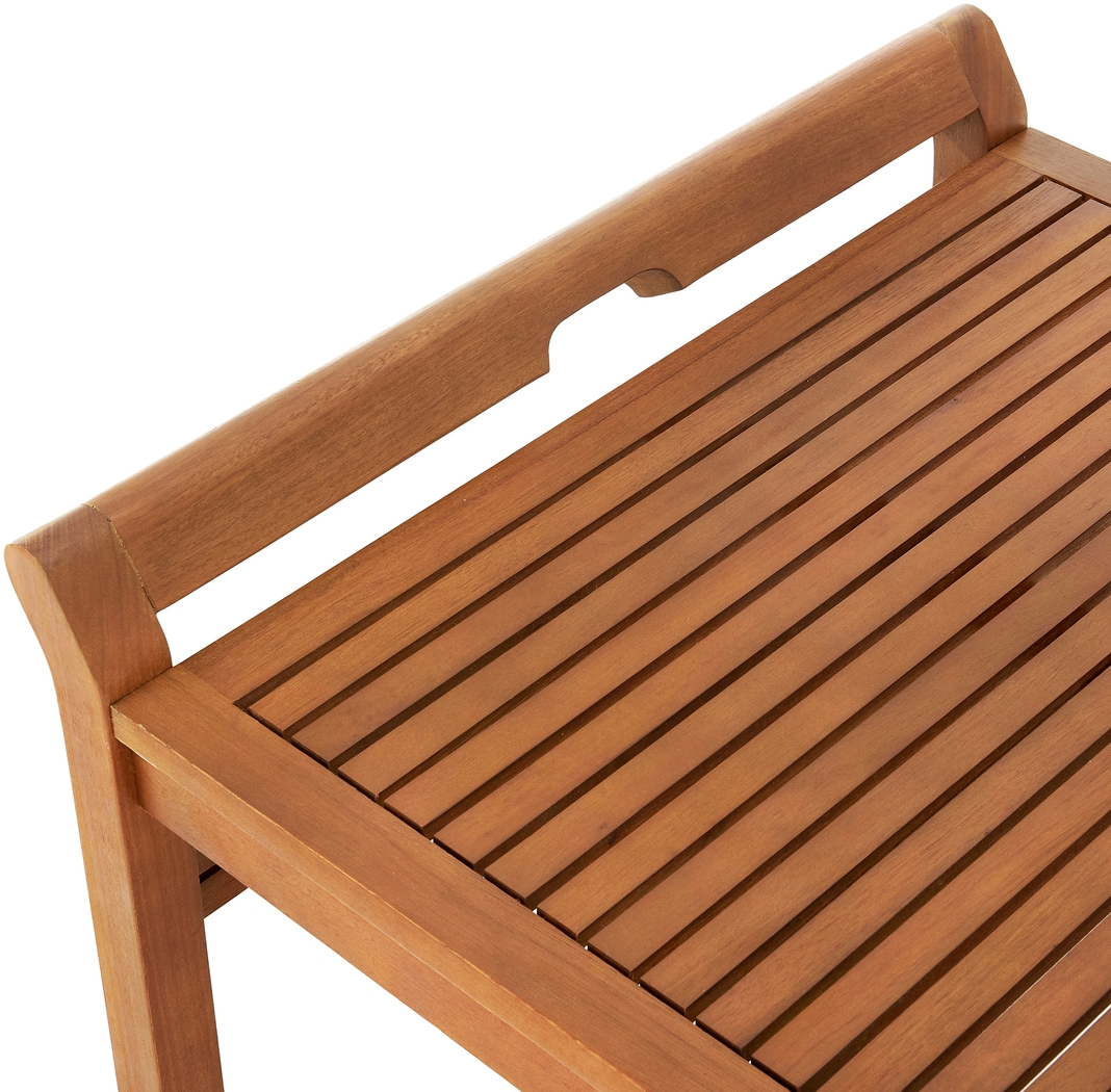 Outdoor Seegmiller Brown Cocktail Table - Thumbnail - Image 5