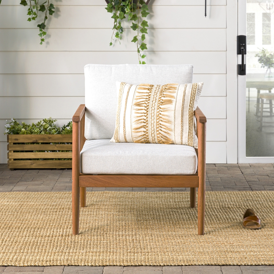 Outdoor Shellrich Coast Brown Accent Chair - Thumbnail - Image 2