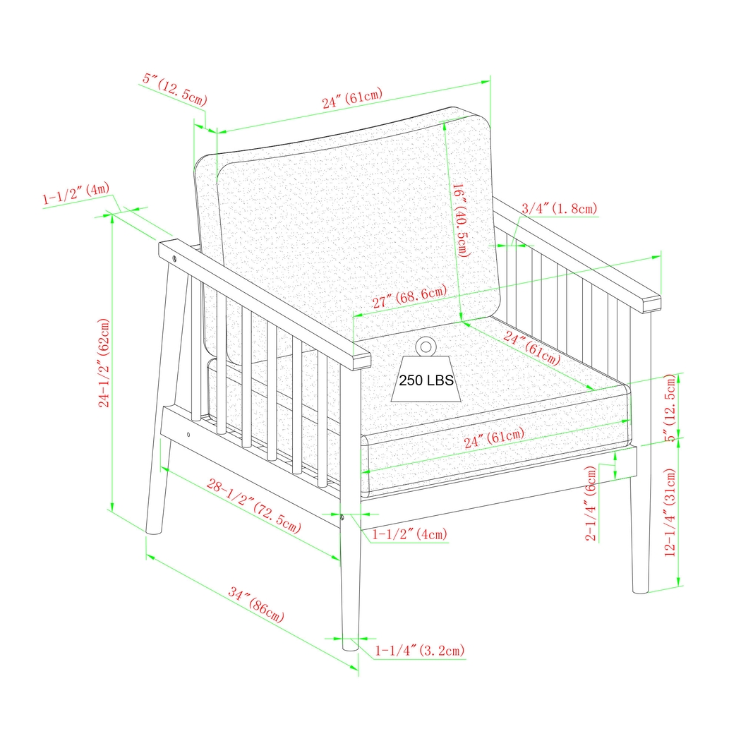 Outdoor Shellrich Coast Brown Accent Chair - Thumbnail - Image 7