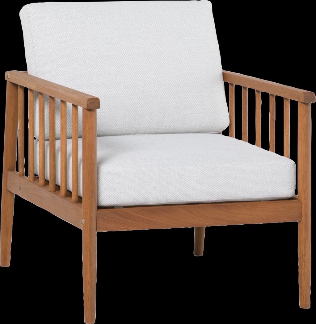 Outdoor Shellrich Coast Brown Accent Chair - Thumbnail - Image 1