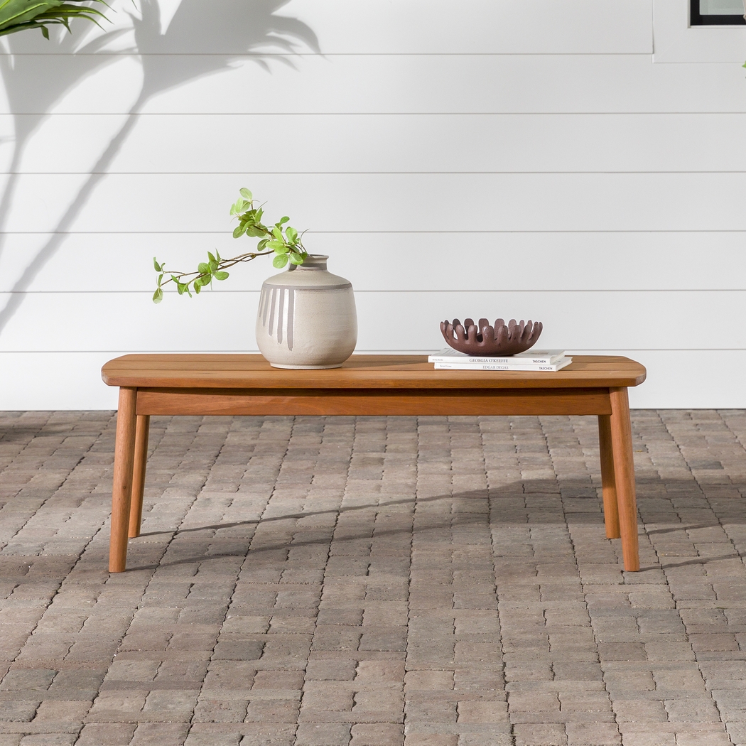 Outdoor Shellrich Coast Brown Cocktail Table - Thumbnail - Image 2