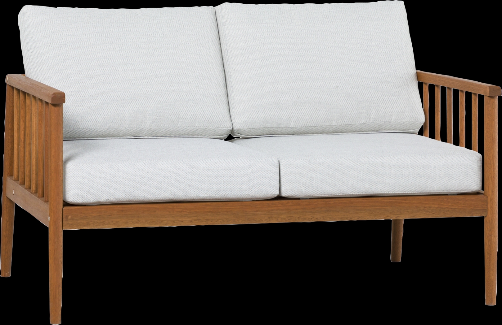 Outdoor Shellrich Coast Brown Loveseat - Thumbnail - Image 4