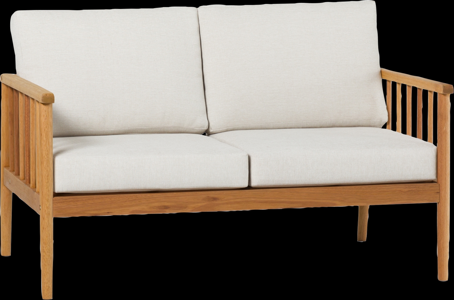 Outdoor Shellrich Coast Natural Loveseat - Thumbnail - Image 4