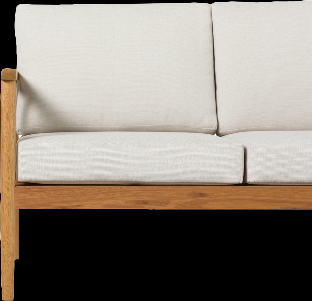 Outdoor Shellrich Coast Natural Loveseat - Thumbnail - Image 5