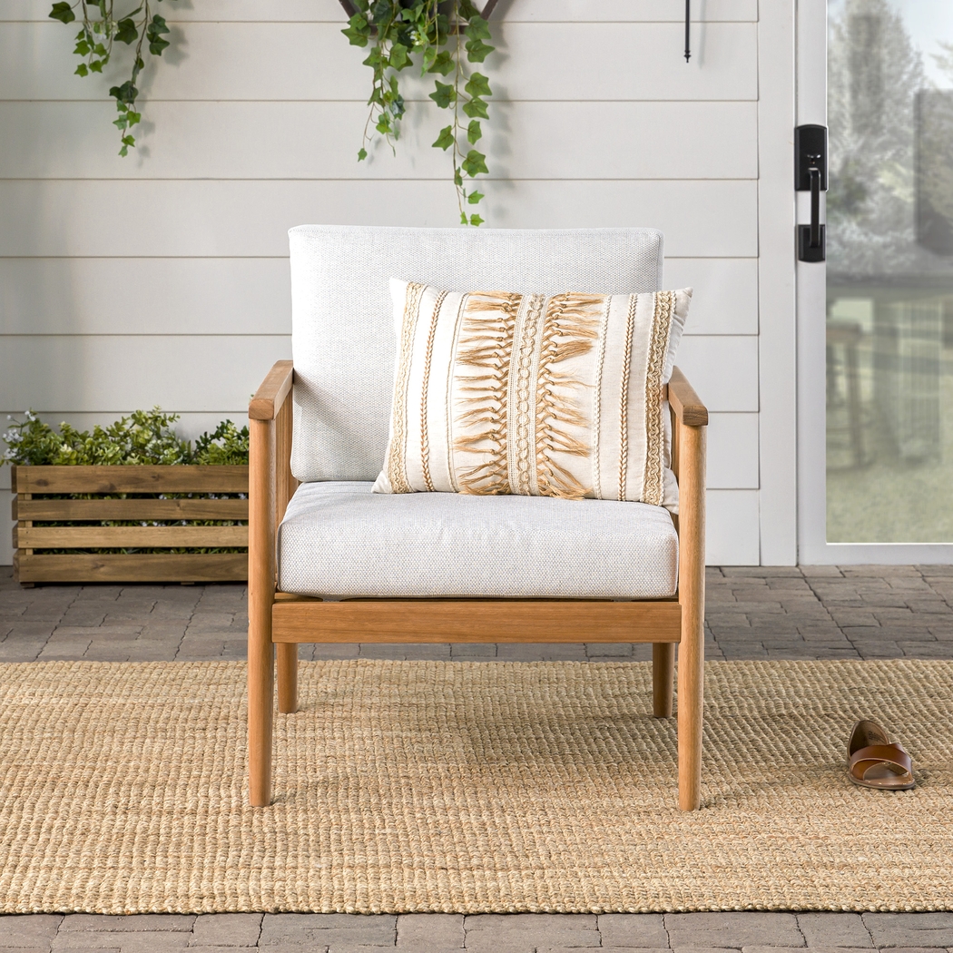 Outdoor Shellrich Coast Natural Accent Chair - Thumbnail - Image 2