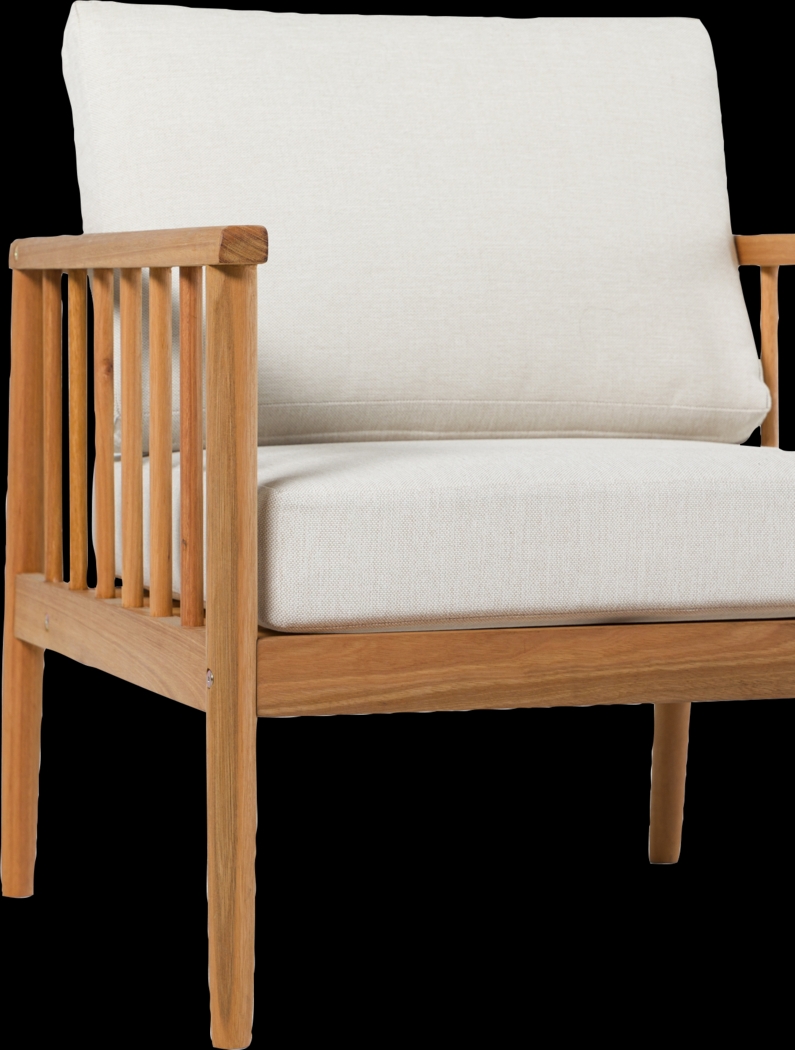Outdoor Shellrich Coast Natural Accent Chair - Thumbnail - Image 6