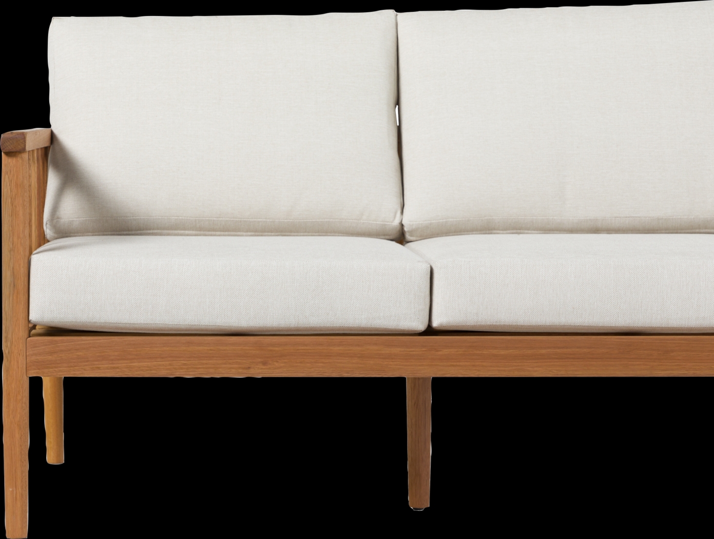 Outdoor Shellrich Coast Natural Sofa - Thumbnail - Image 5