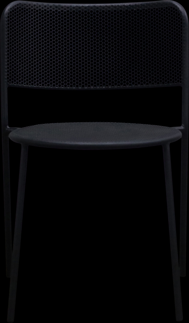 Outdoor Sherwoody Black Side Chair, Set of 2 - Thumbnail - Image 5