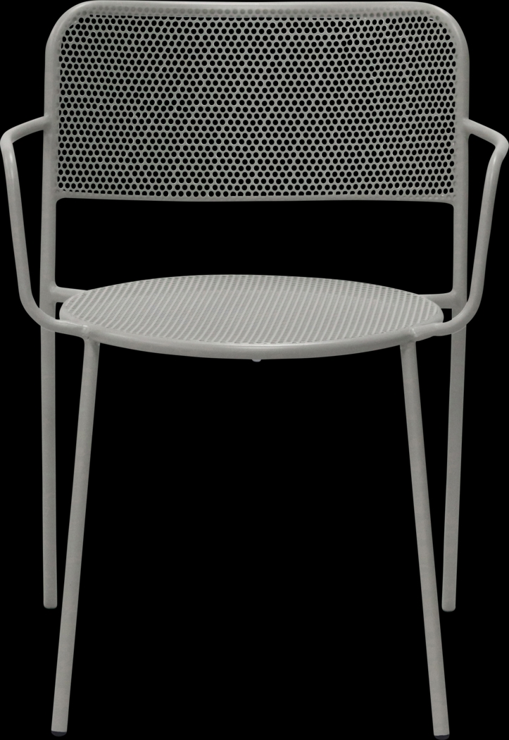 Outdoor Sherwoody Gray Arm Chair, Set of 2 - Thumbnail - Image 2