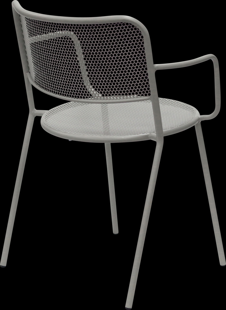 Outdoor Sherwoody Gray Arm Chair, Set of 2 - Thumbnail - Image 4