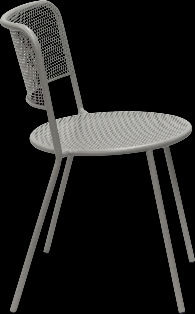 Outdoor Sherwoody Gray Side Chair, Set of 2 - Thumbnail - Image 3