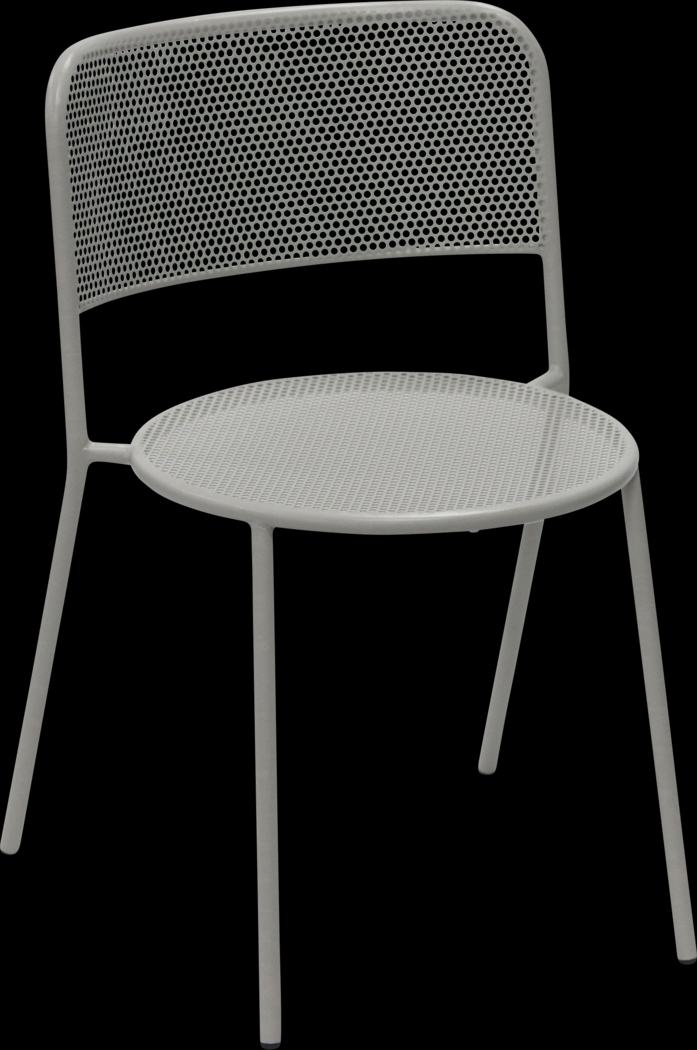 Outdoor Sherwoody Gray Side Chair, Set of 2 - Thumbnail - Image 1