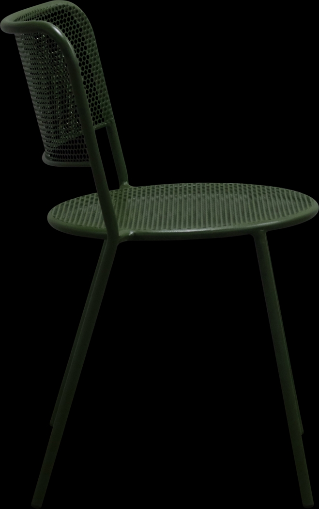 Outdoor Sherwoody Green Side Chair, Set of 2 - Thumbnail - Image 6