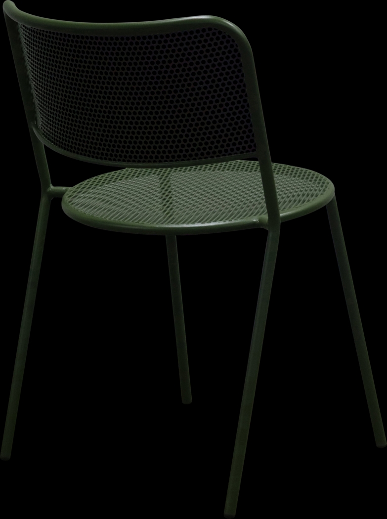 Outdoor Sherwoody Green Side Chair, Set of 2 - Thumbnail - Image 7