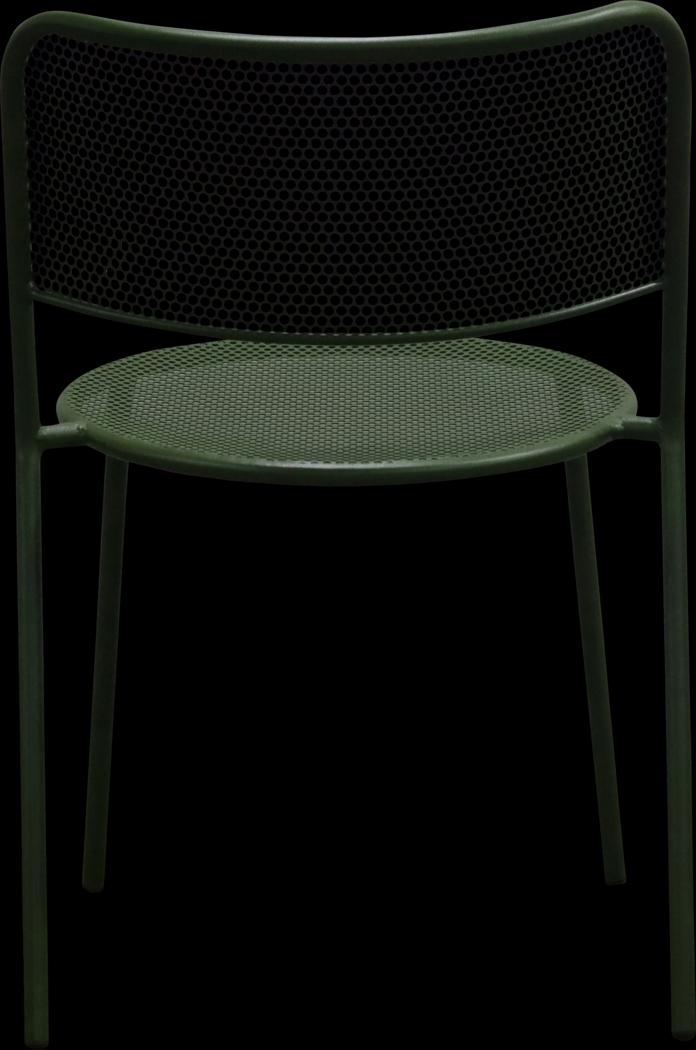 Outdoor Sherwoody Green Side Chair, Set of 2 - Thumbnail - Image 8