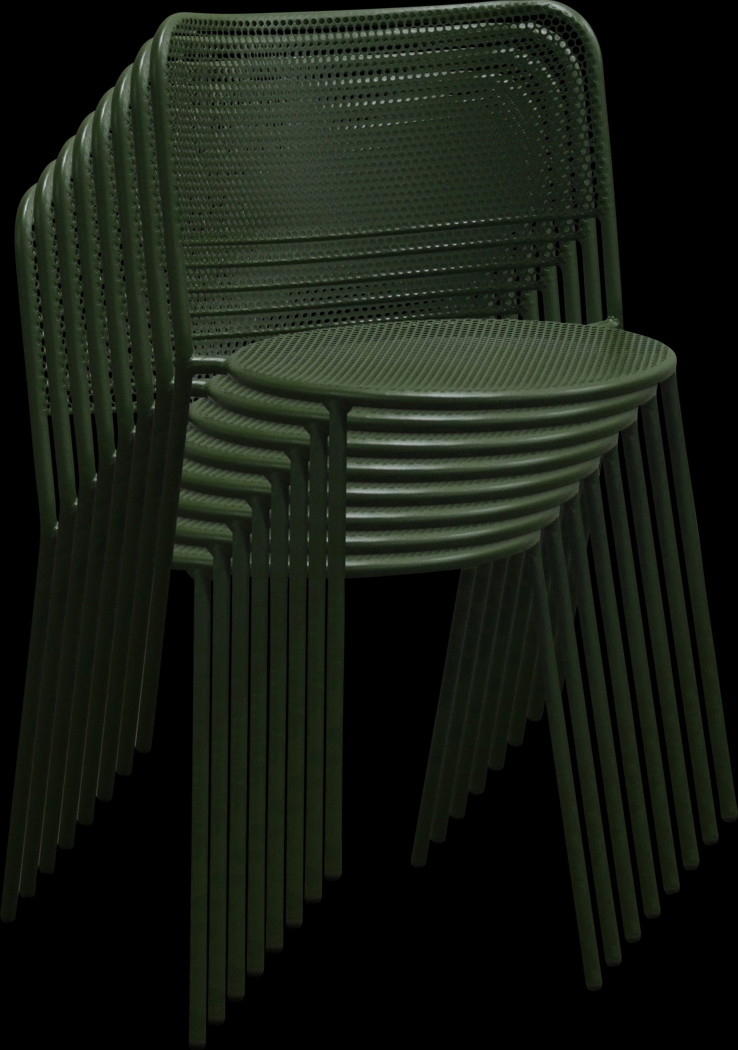 Outdoor Sherwoody Green Side Chair, Set of 2 - Thumbnail - Image 9