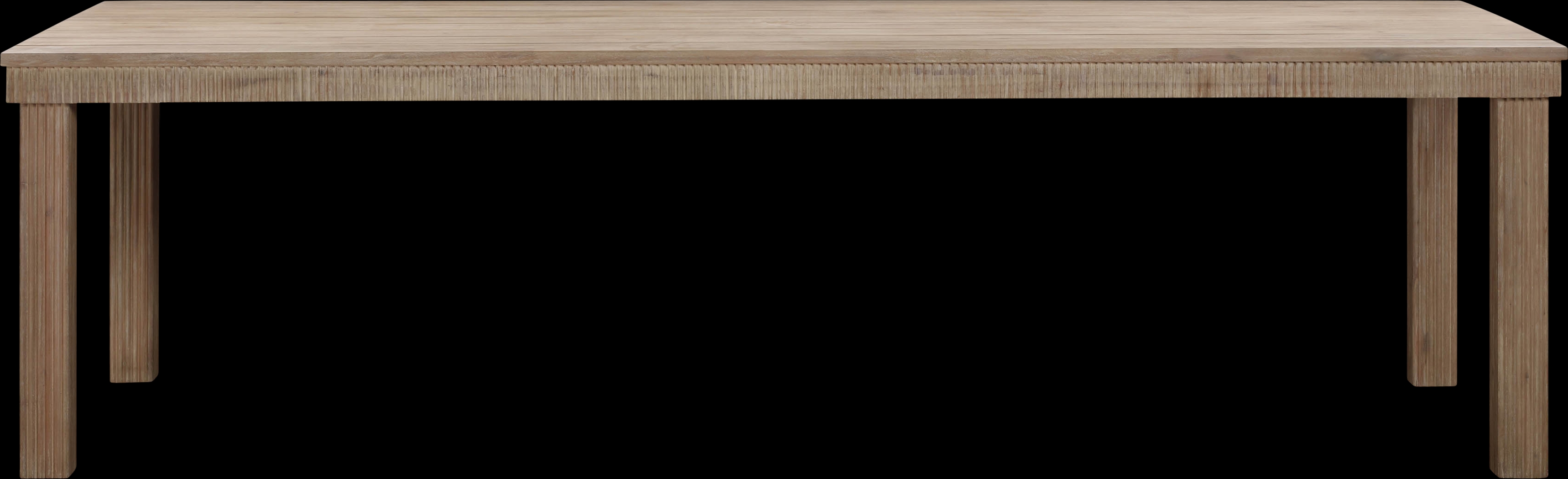 Outdoor Sodhi Brown 108 in. Dining Table - Thumbnail - Image 3