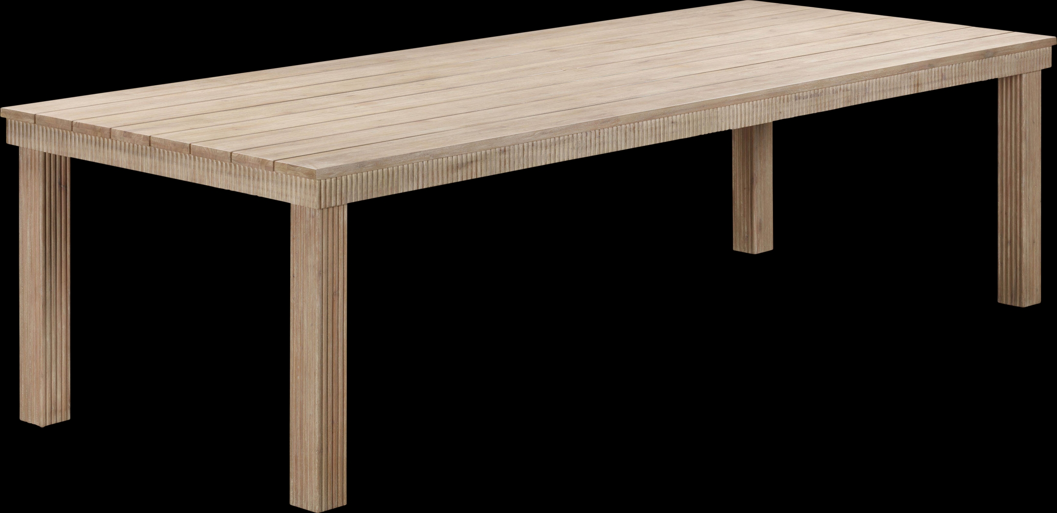 Outdoor Sodhi Brown 108 in. Dining Table - Thumbnail - Image 1