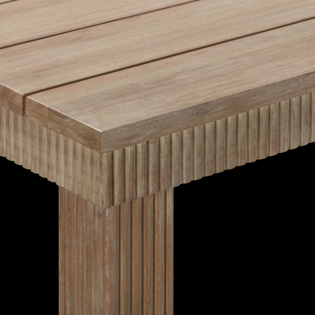 Outdoor Sodhi Brown 75 in. Dining Table - Thumbnail - Image 5