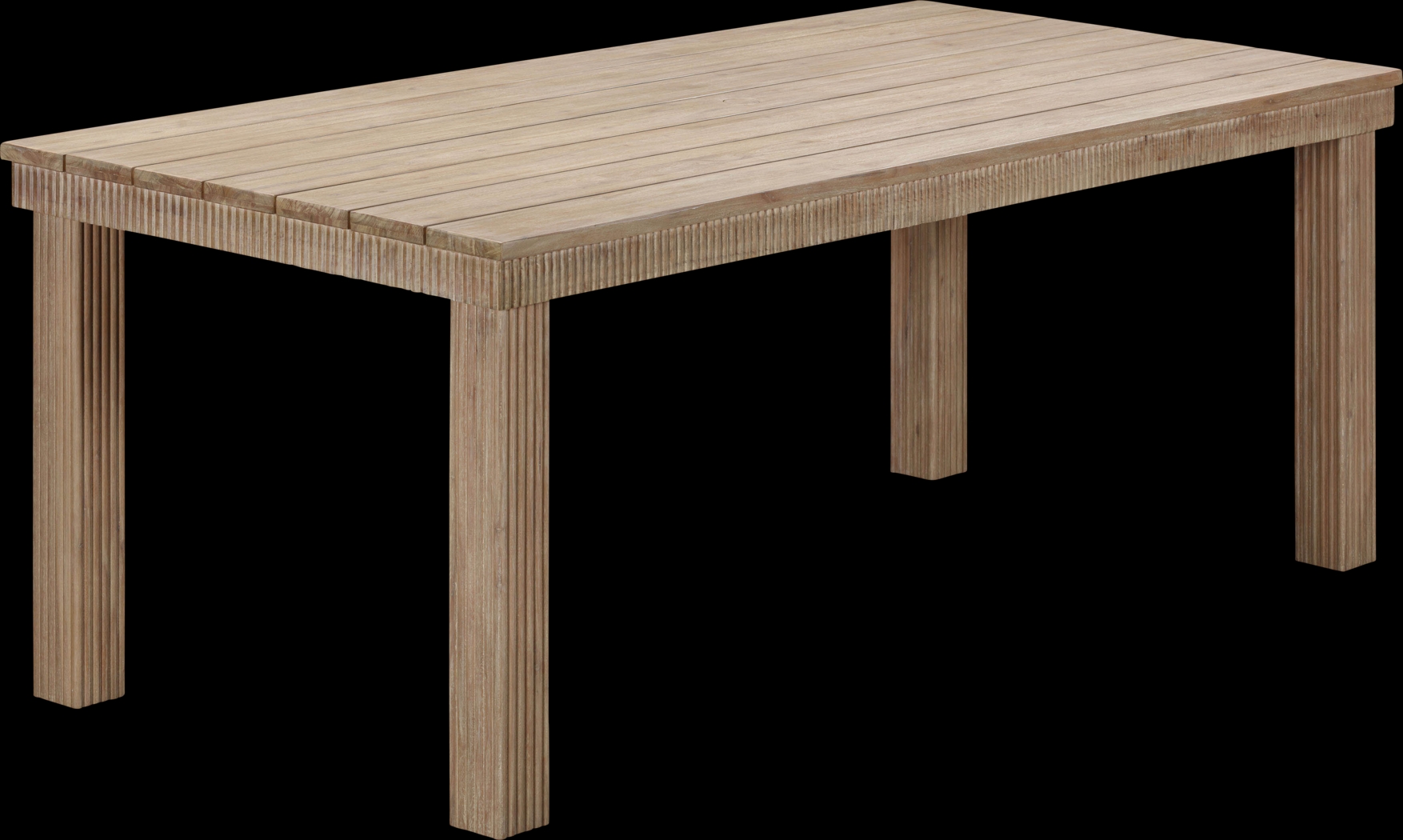 Outdoor Sodhi Brown 75 in. Dining Table - Thumbnail - Image 1
