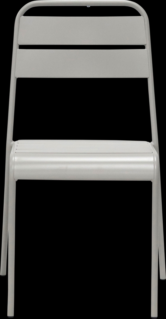 Outdoor Sowelle Gray Side Chair, Set of 2 - Thumbnail - Image 2