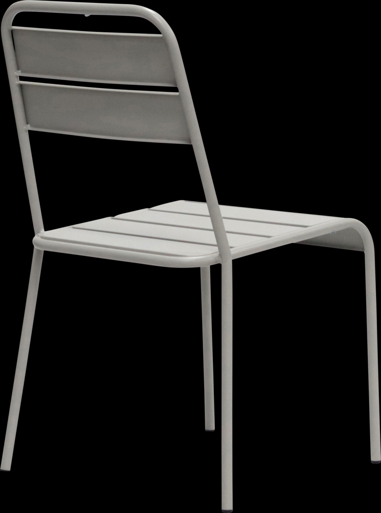 Outdoor Sowelle Gray Side Chair, Set of 2 - Thumbnail - Image 5