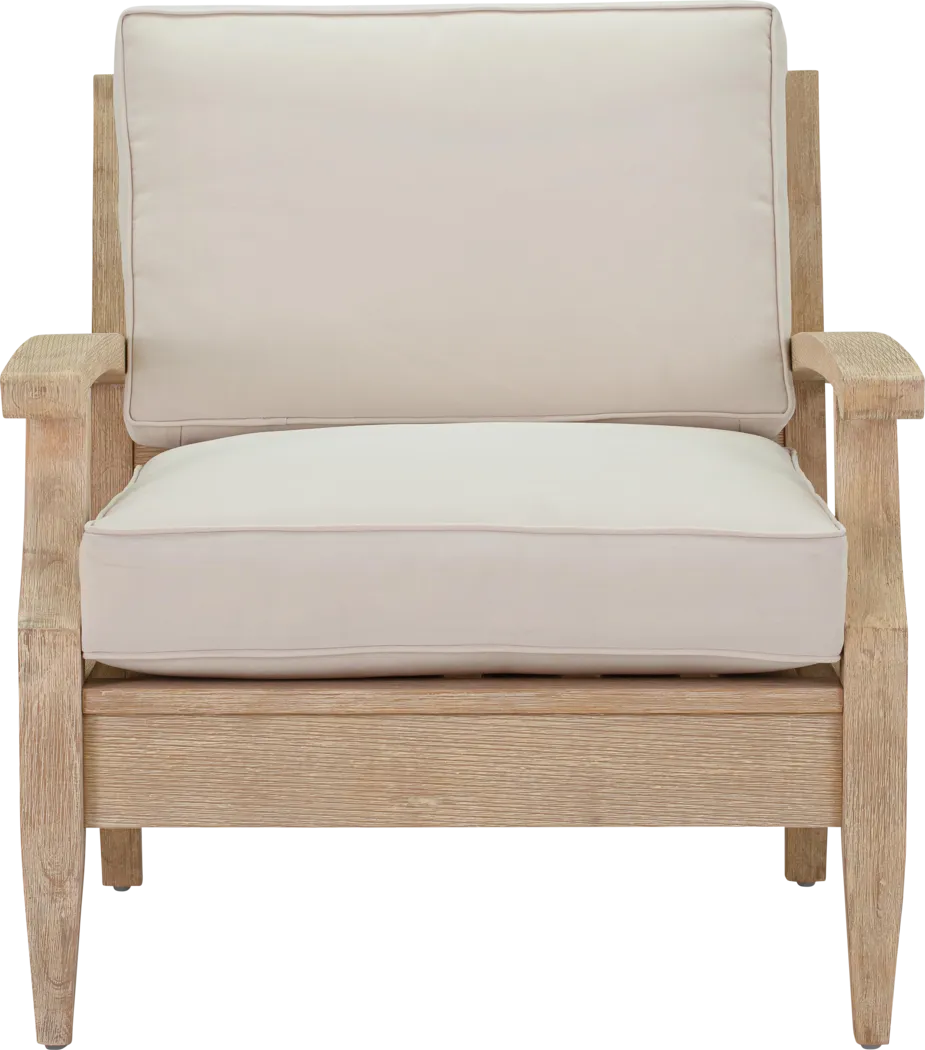 Outdoor Takena Beige Accent Chair - Thumbnail - Image 2