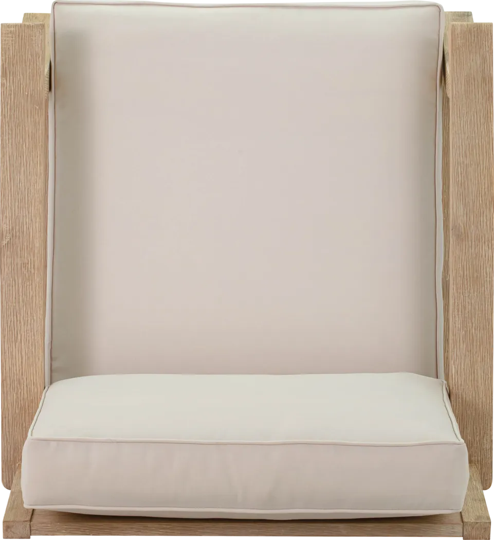 Outdoor Takena Beige Accent Chair - Thumbnail - Image 5
