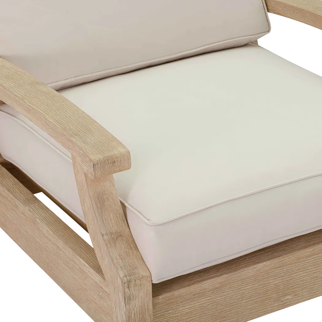 Outdoor Takena Beige Accent Chair - Thumbnail - Image 6