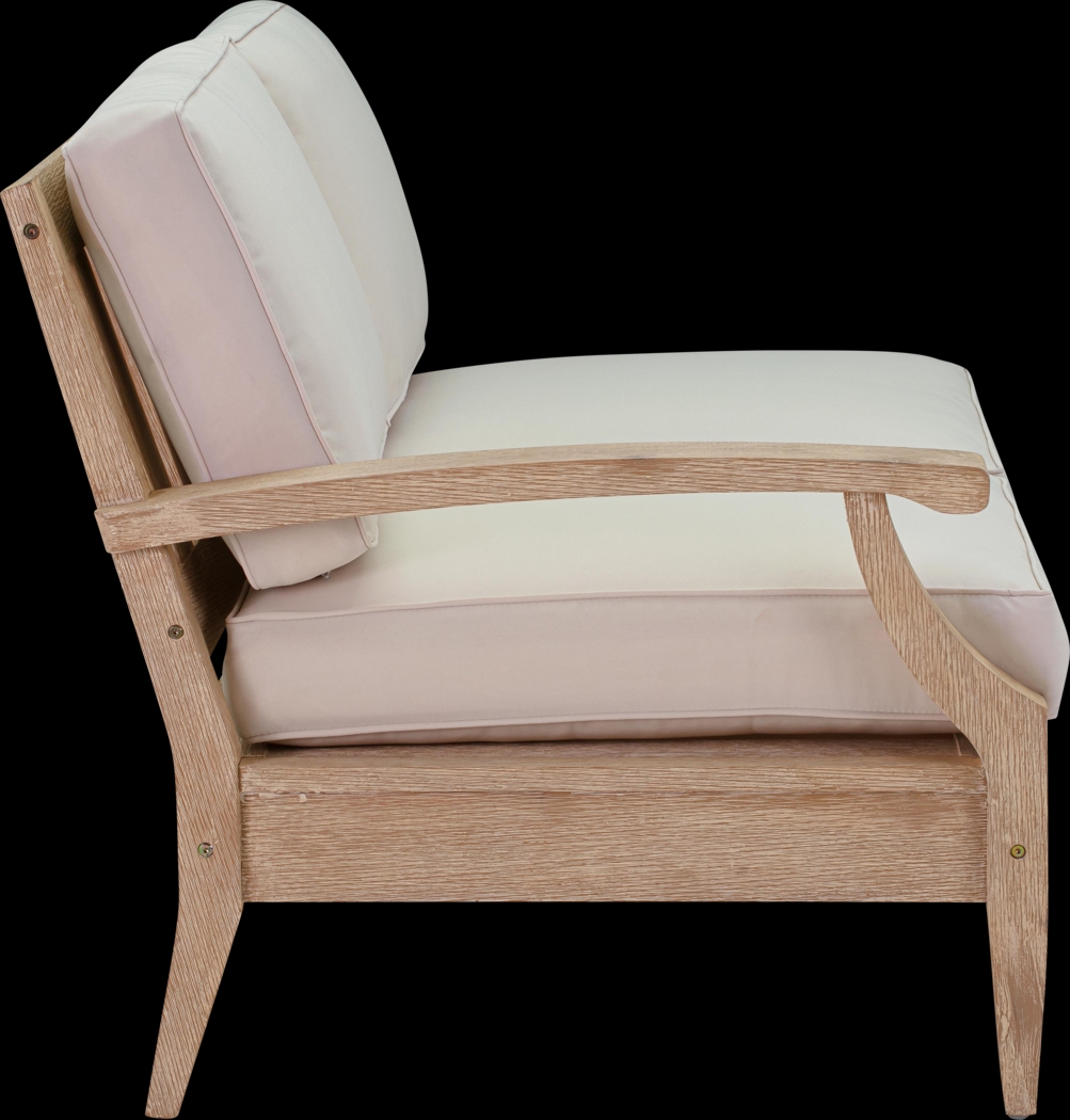 Outdoor Takena Beige Left Loveseat - Thumbnail - Image 2