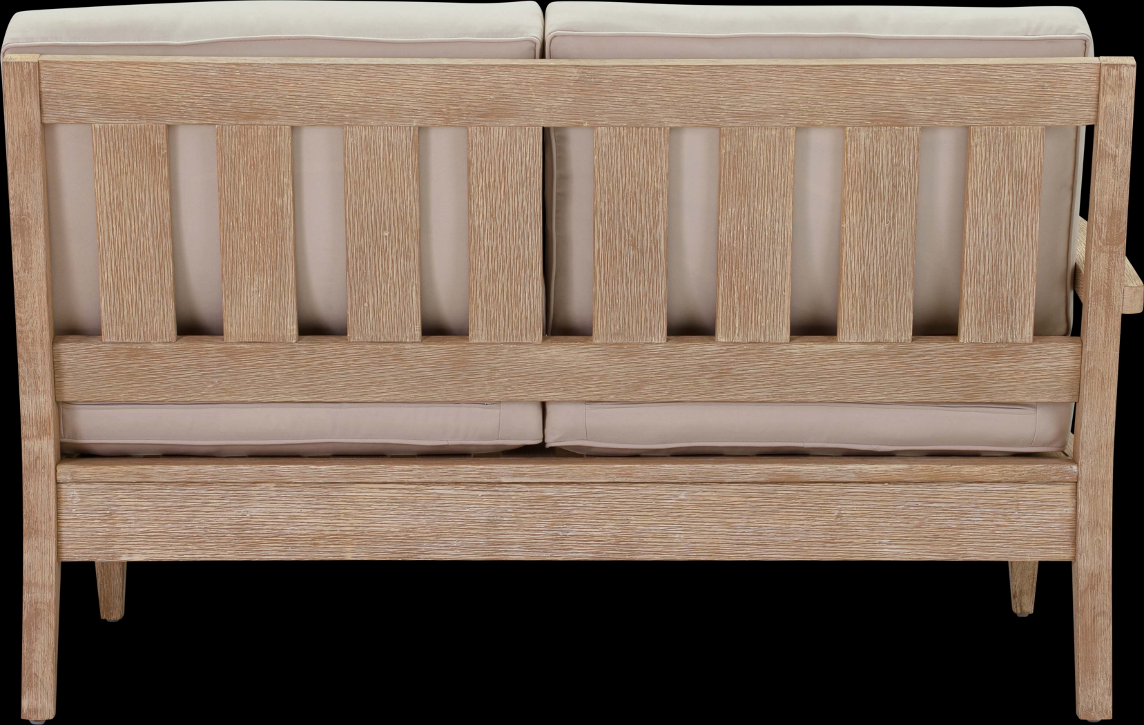 Outdoor Takena Beige Left Loveseat - Thumbnail - Image 3