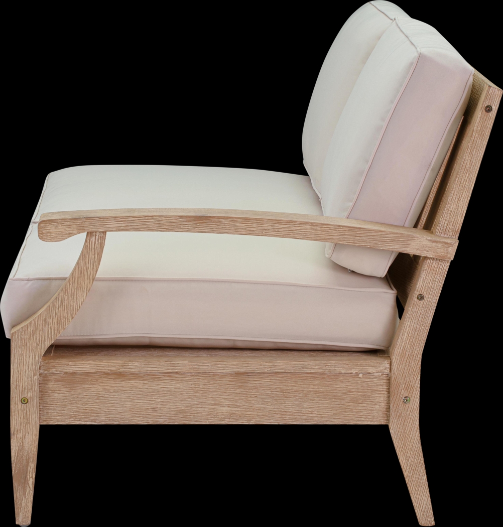 Outdoor Takena Beige Right Loveseat - Thumbnail - Image 2