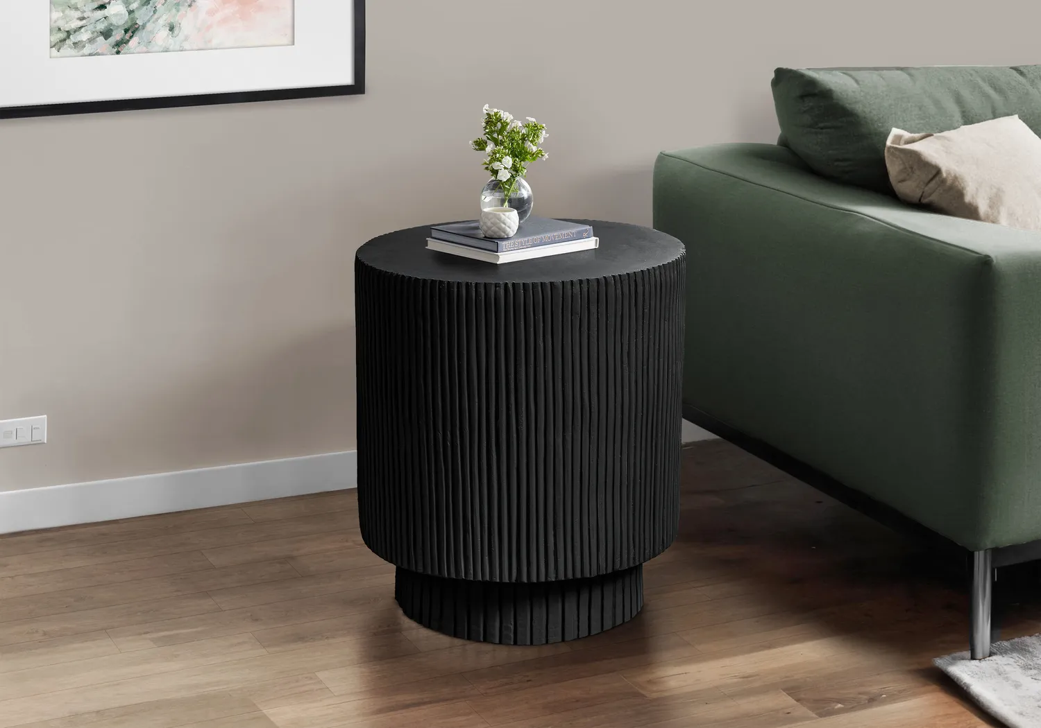 Outdoor Tucany Black End Table - Thumbnail - Image 3