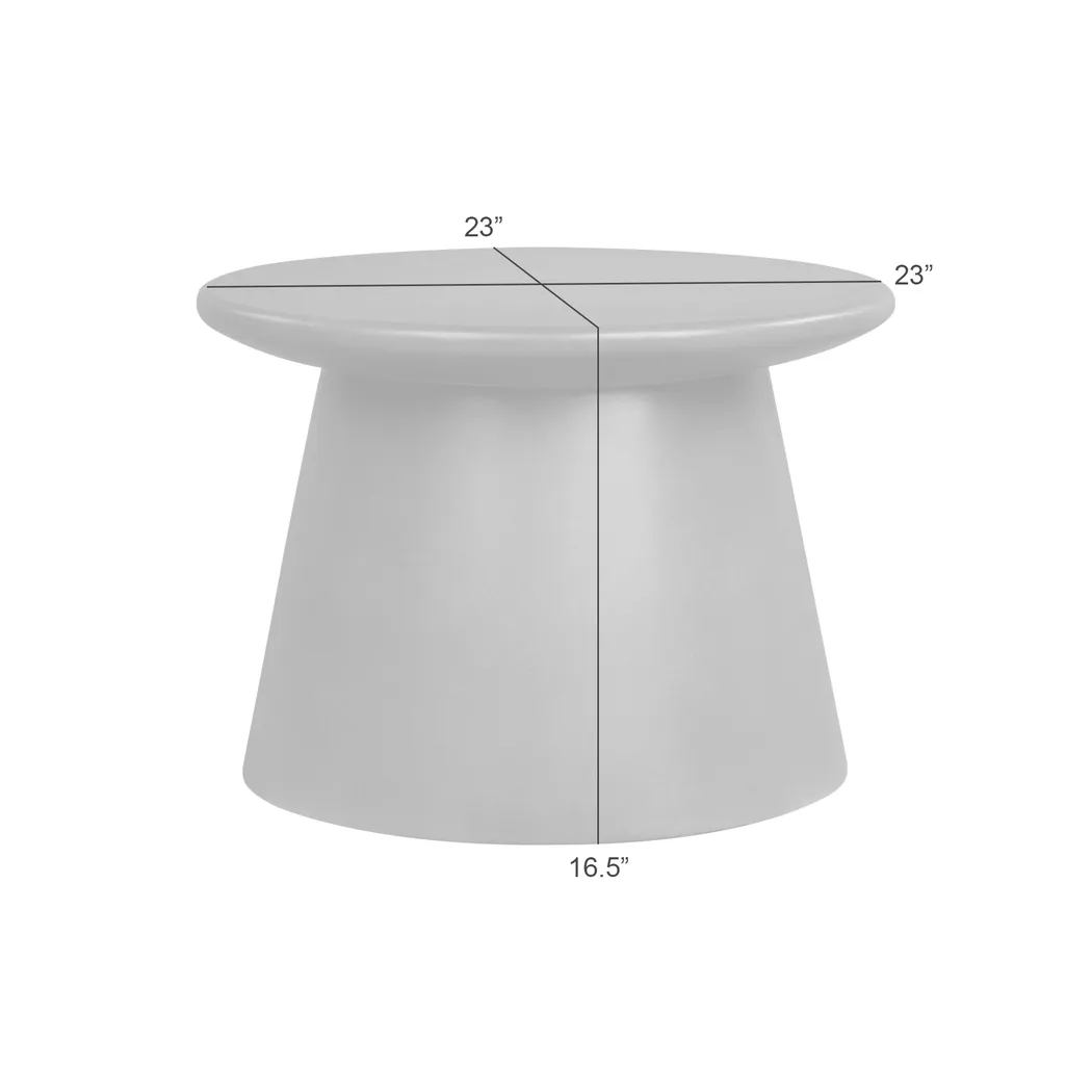 Outdoor Tulda Gray Cocktail Table - Thumbnail - Image 4