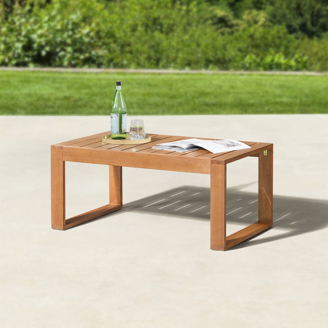Outdoor Vandenberghe Brown Cocktail Table - Thumbnail - Image 2