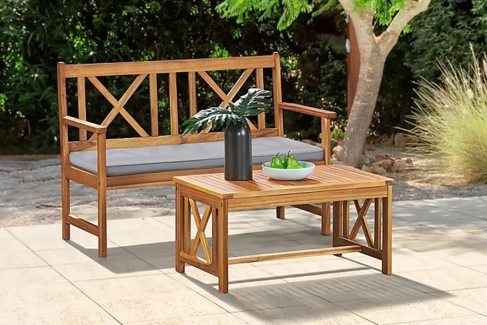 wood bench