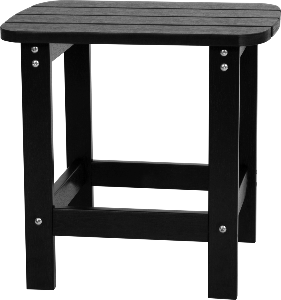 Outdoor Winnie Elle Black Rocking Chairs and Accent Table - Thumbnail - Image 5