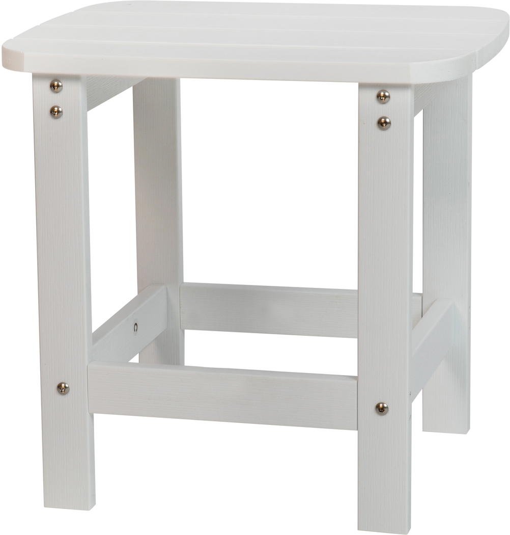 Outdoor Winnie Elle White Rocking Chairs and Accent Table - Thumbnail - Image 5