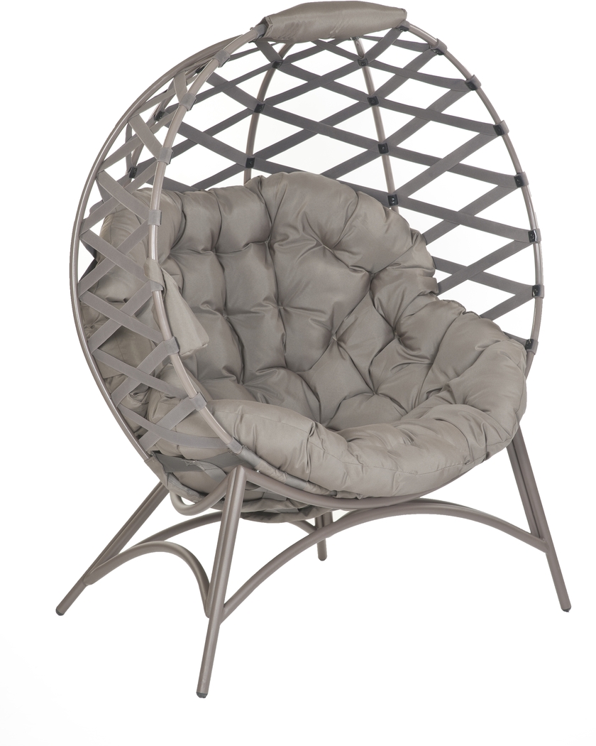 Outdoor Wispwind Beige Accent Chair - Thumbnail - Image 2