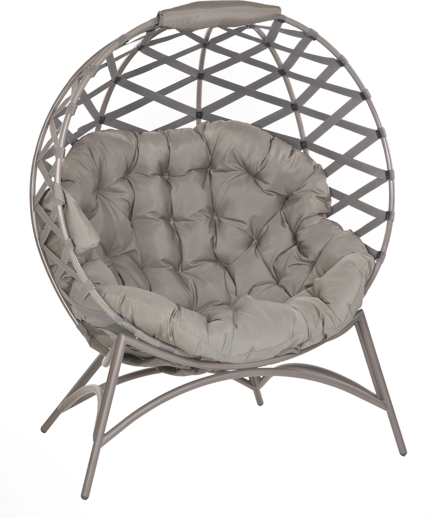 Outdoor Wispwind Beige Accent Chair - Thumbnail - Image 3