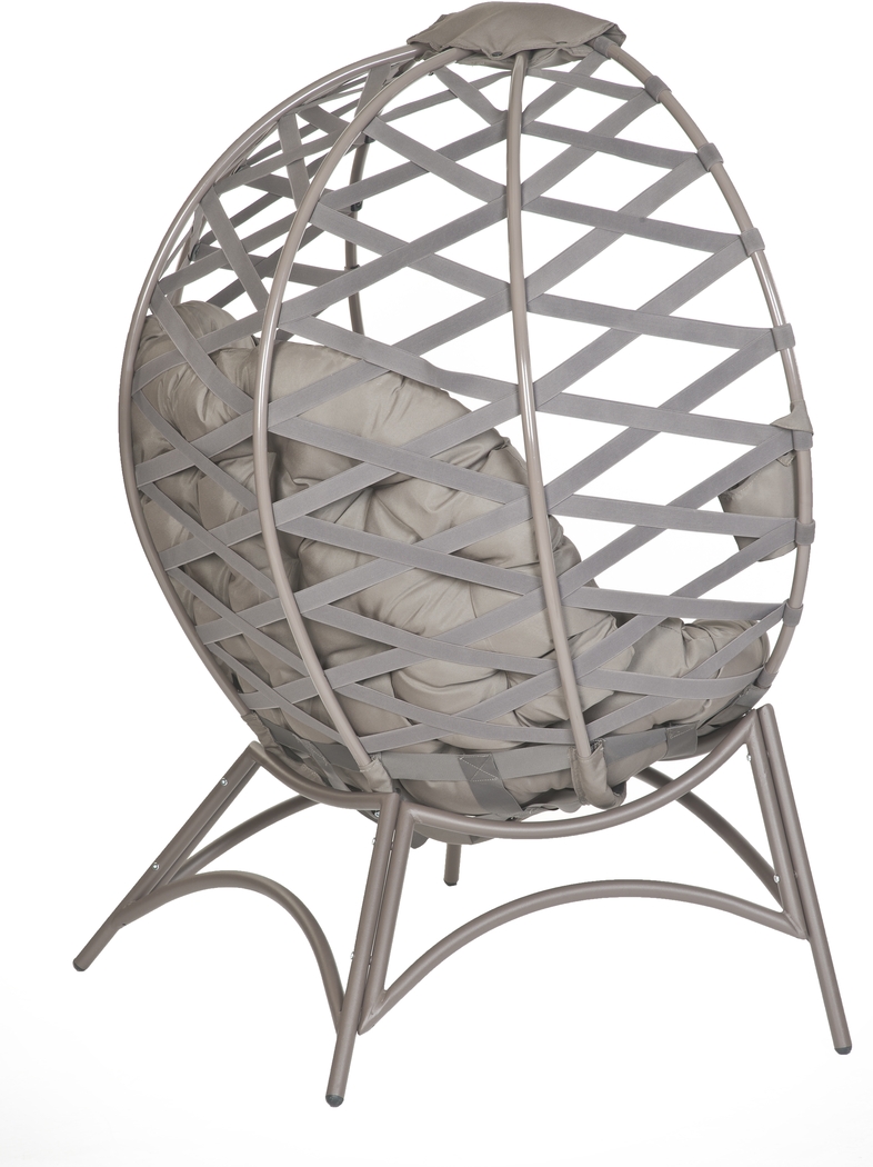 Outdoor Wispwind Beige Accent Chair - Thumbnail - Image 5