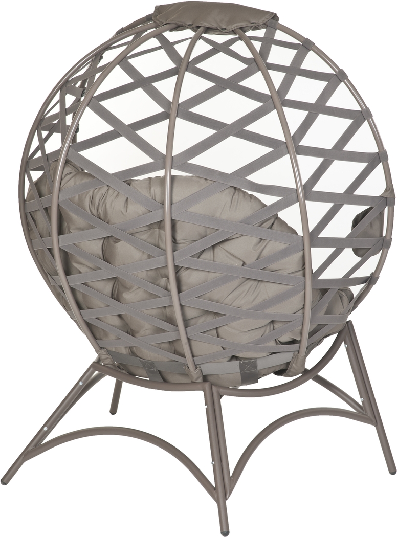 Outdoor Wispwind Beige Accent Chair - Thumbnail - Image 6