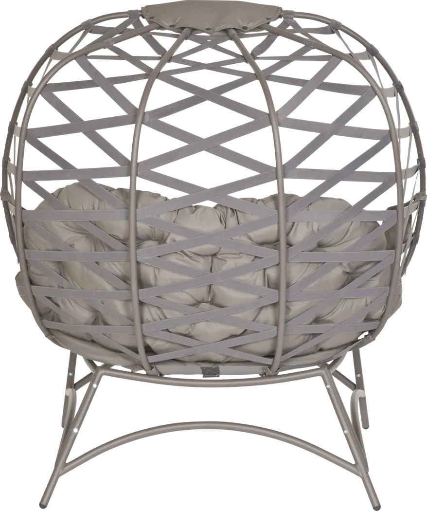 Outdoor Zabolio Beige Loveseat - Thumbnail - Image 2