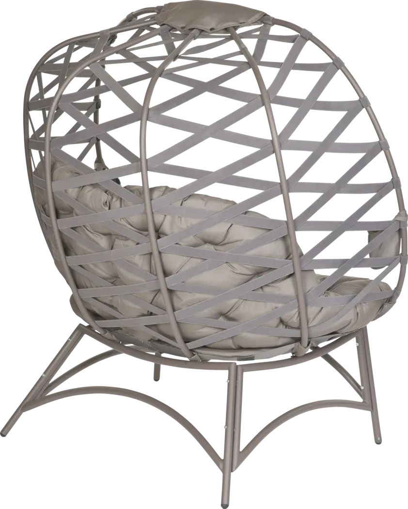 Outdoor Zabolio Beige Loveseat - Thumbnail - Image 3