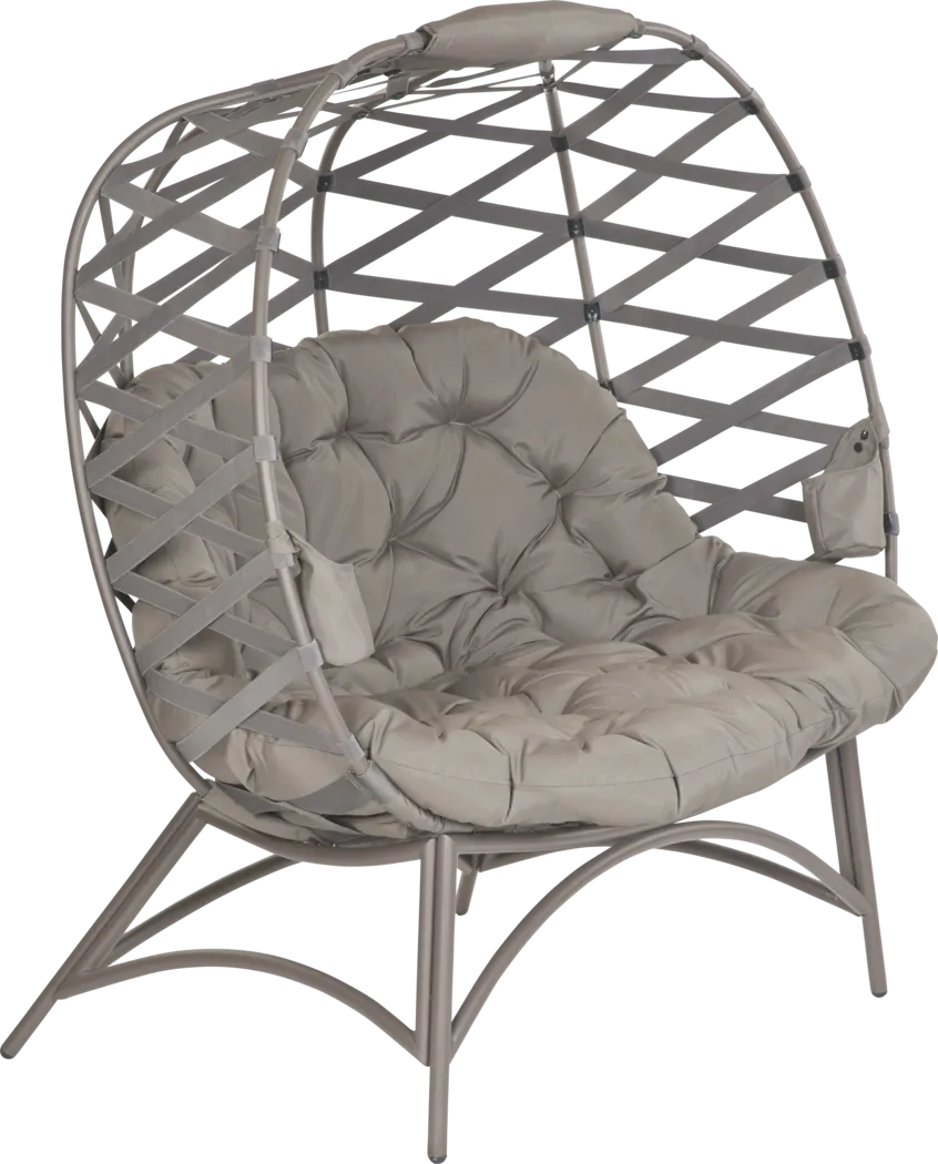 Outdoor Zabolio Beige Loveseat - Thumbnail - Image 5