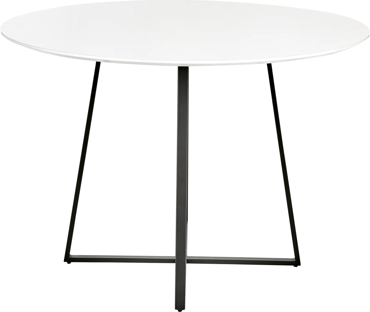 Ovalla II White Dining Table - Thumbnail - Image 2