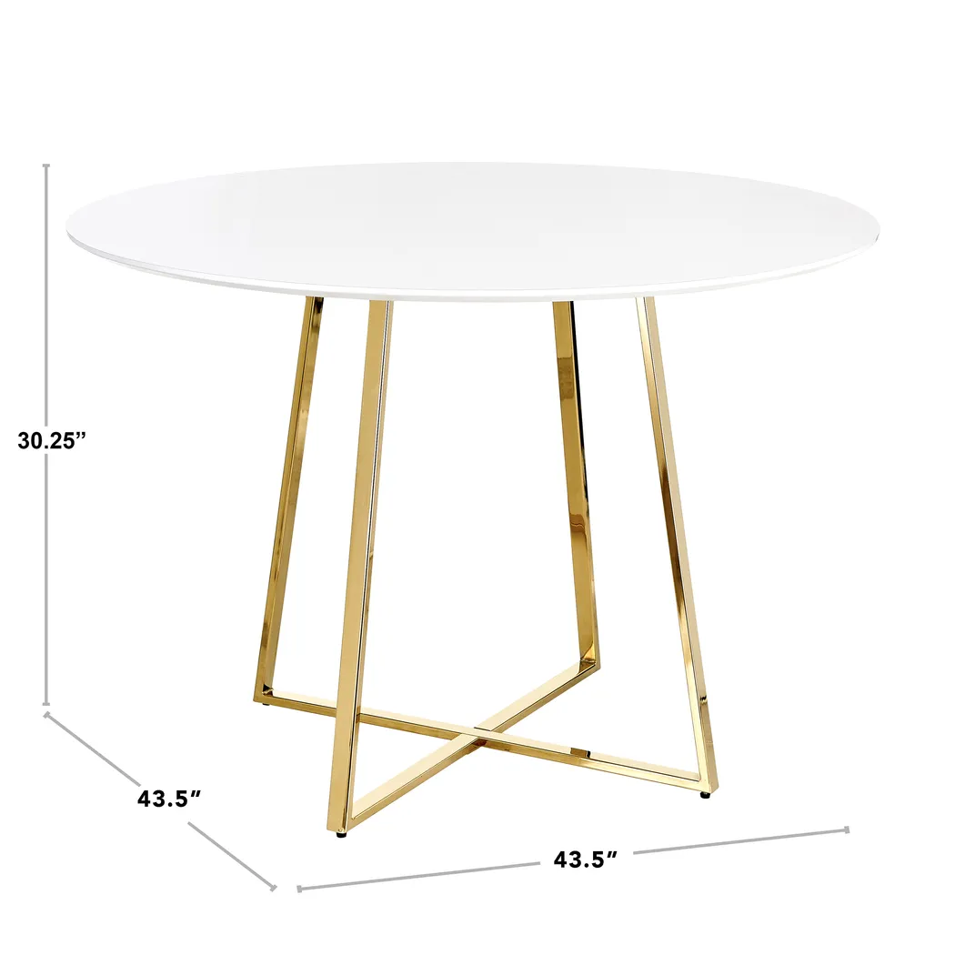 Ovalla II White Dining Table - Thumbnail - Image 7