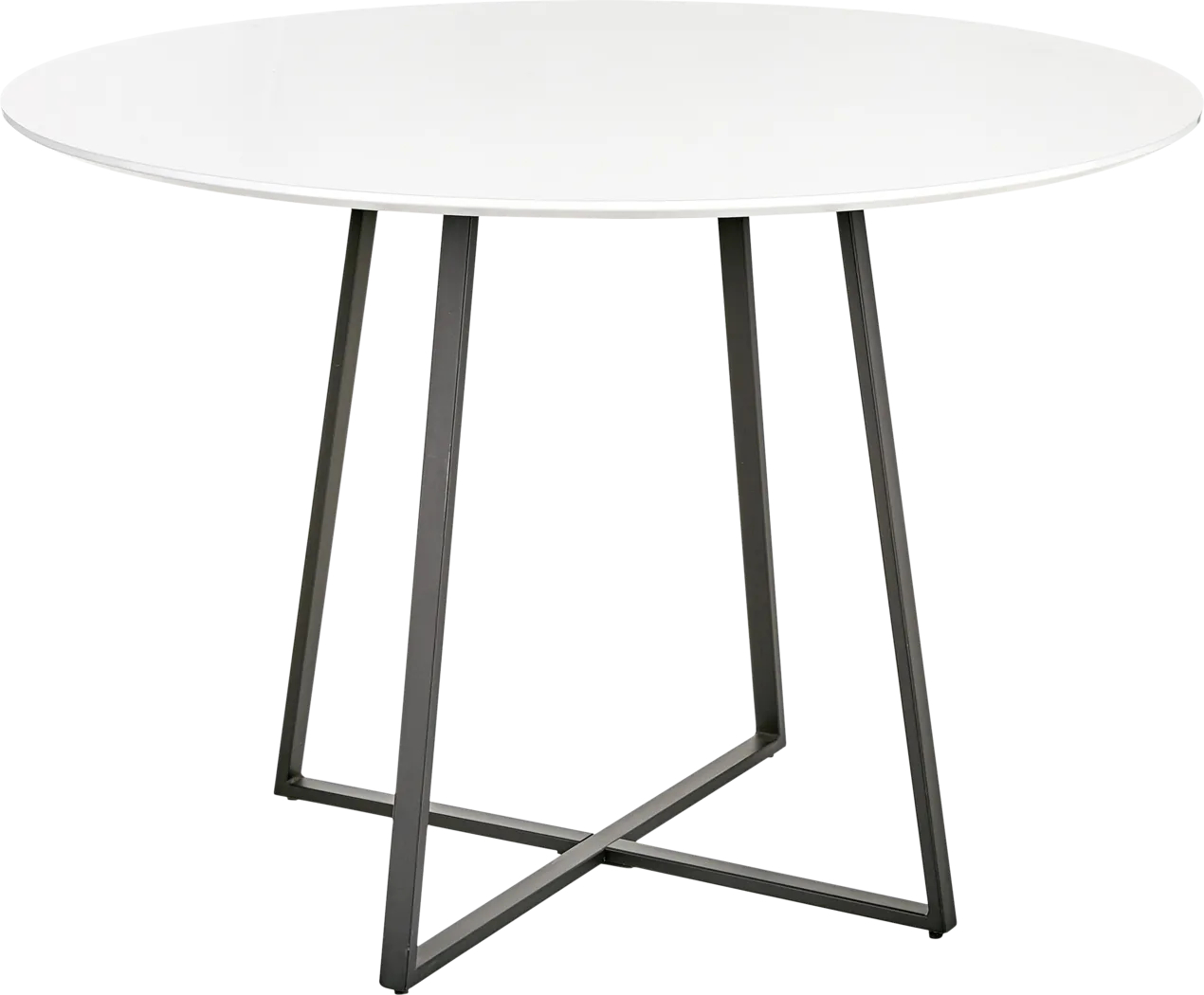 Ovalla II White Dining Table - Thumbnail - Image 1